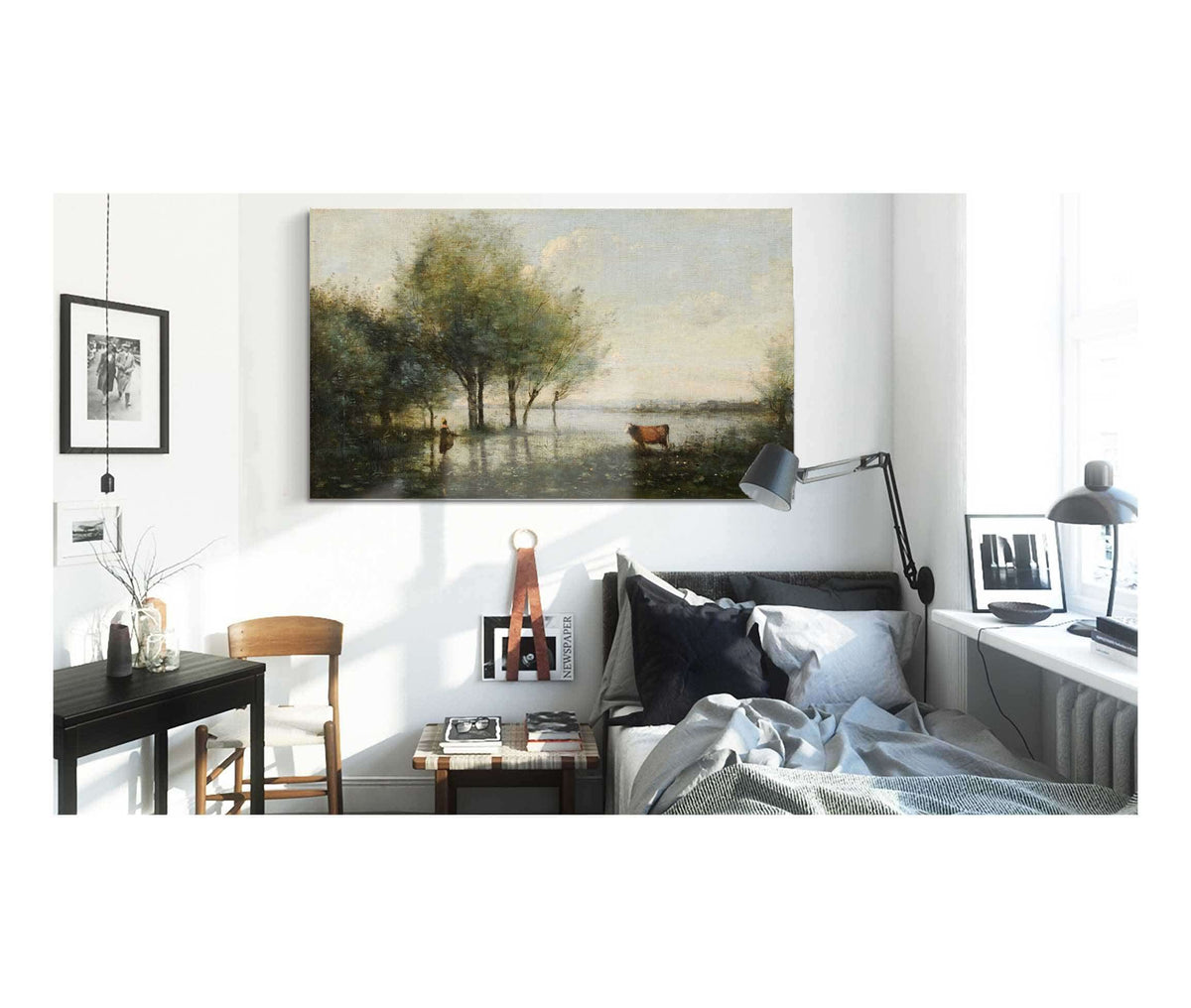 Le Marais by Jean Baptiste Camille Corot