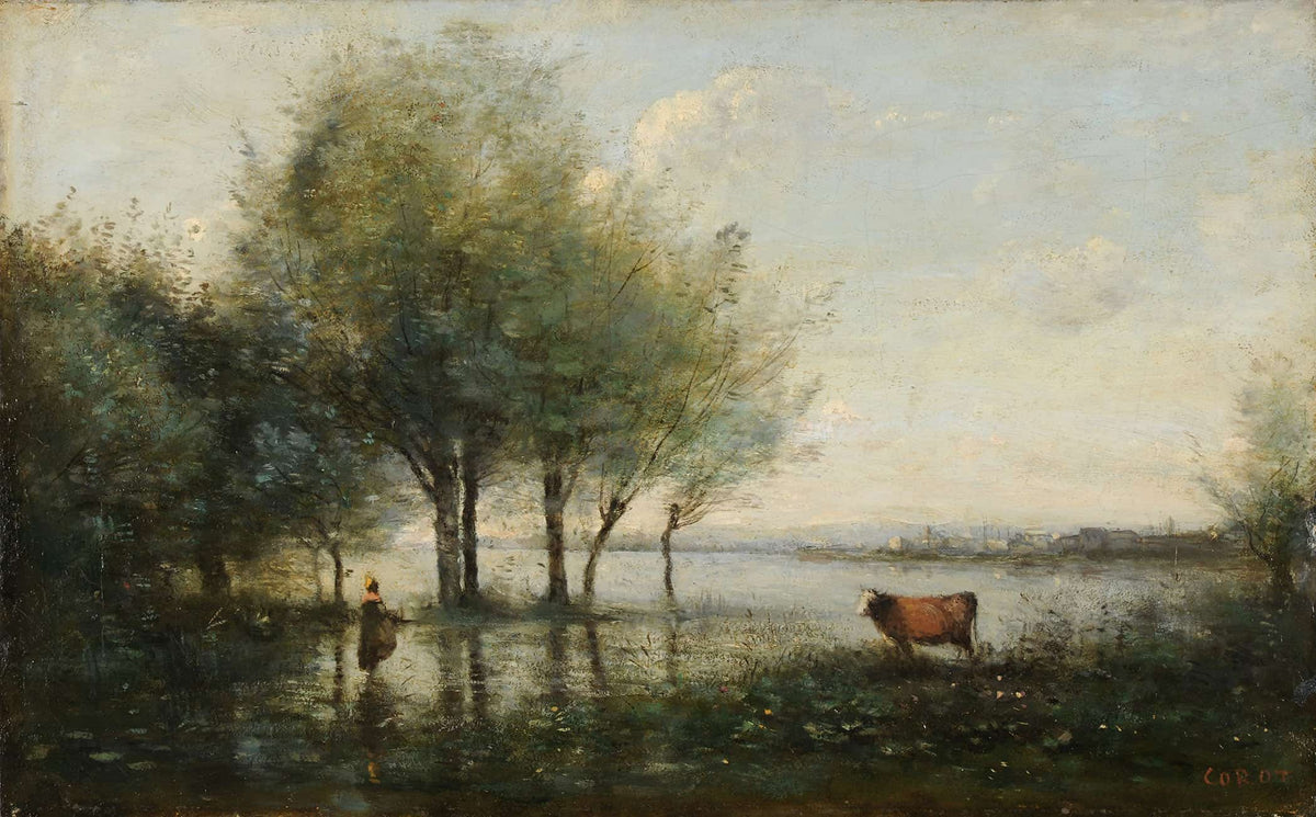 Le Marais by Jean Baptiste Camille Corot