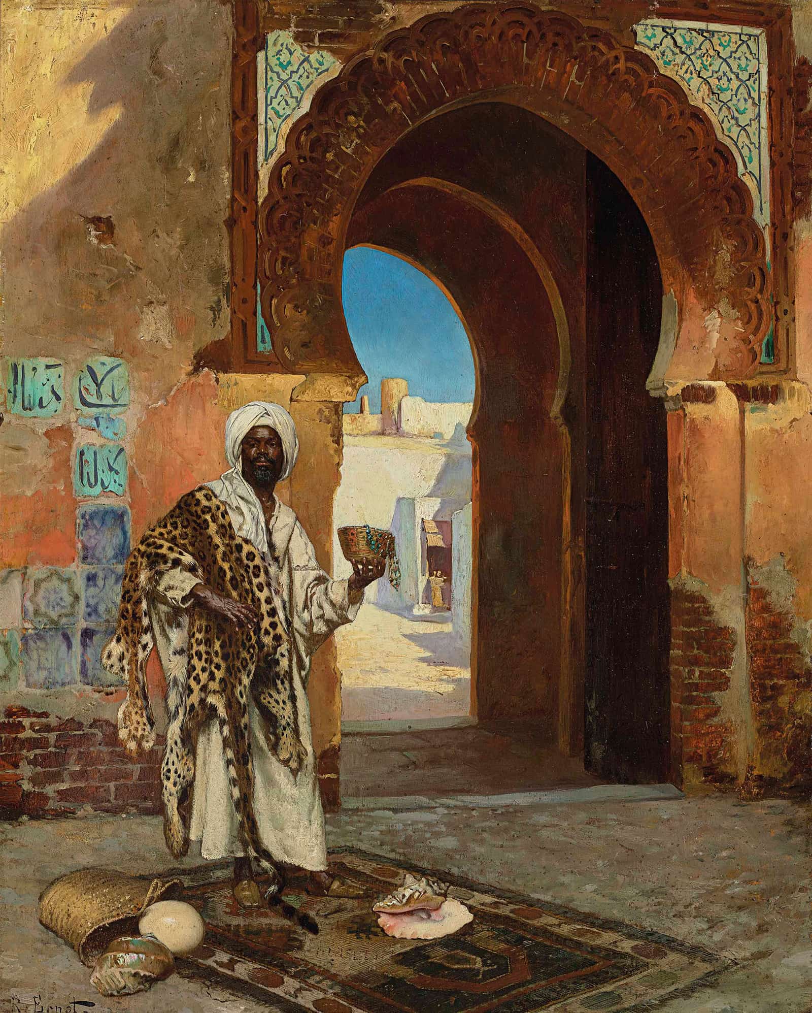 Le Marchand De Coquillages by Rudolf Ernst