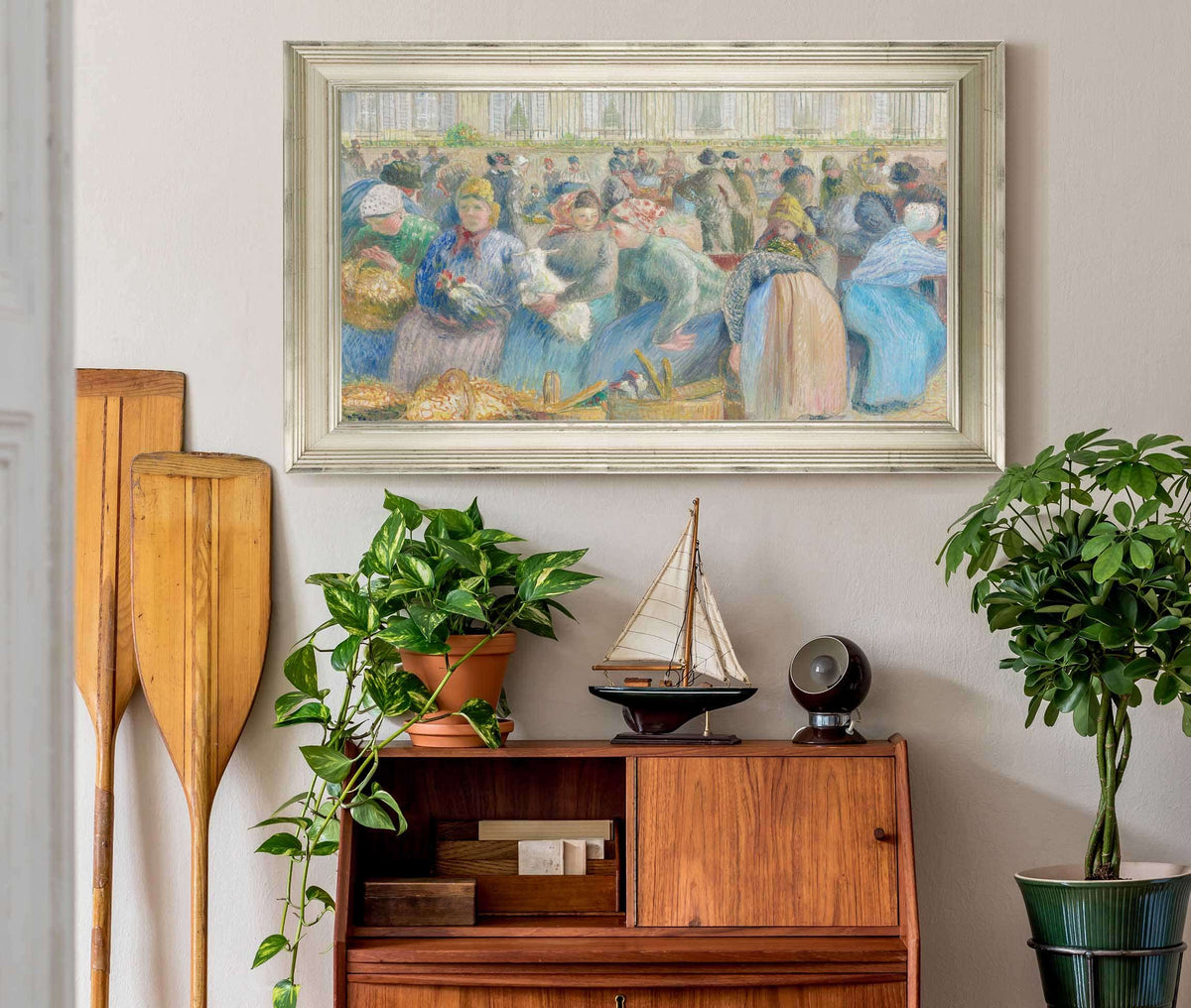 Le Marche Aux Oeufs by Camille Pissarro