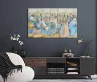 Le Marche Aux Oeufs by Camille Pissarro