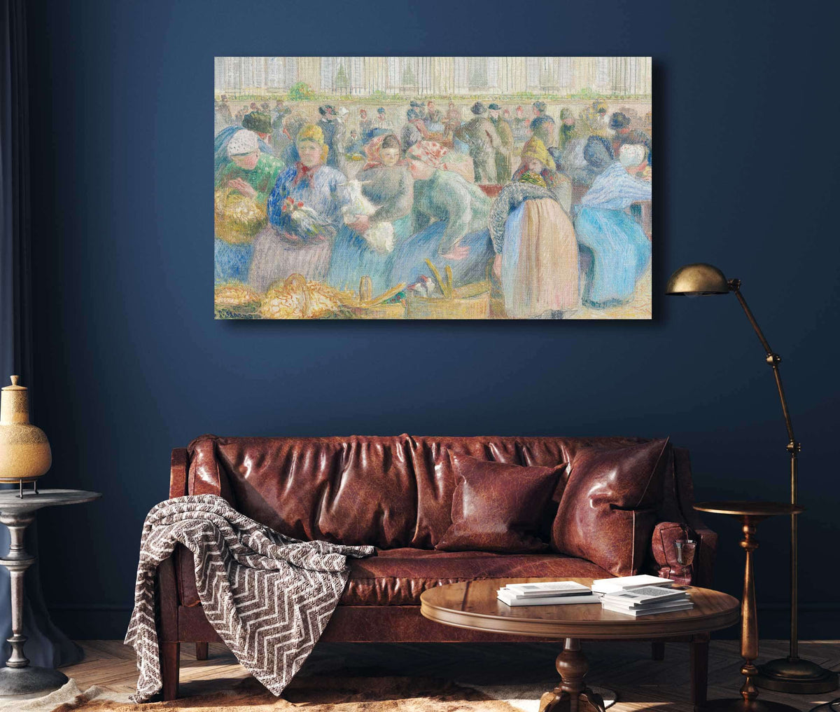 Le Marche Aux Oeufs by Camille Pissarro