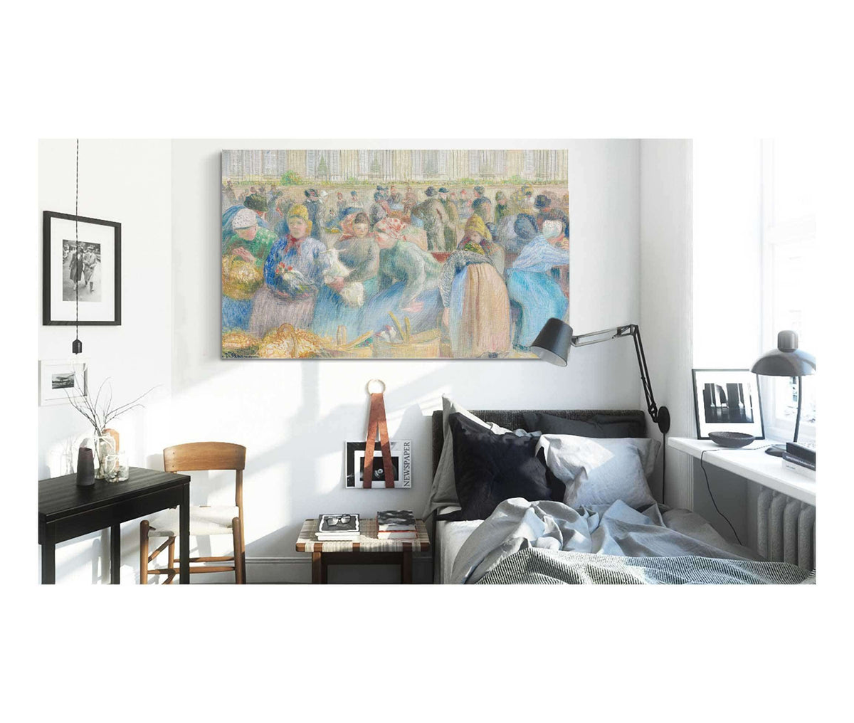 Le Marche Aux Oeufs by Camille Pissarro