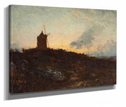 Le Moulin Environs De Martigues by Felix Ziem