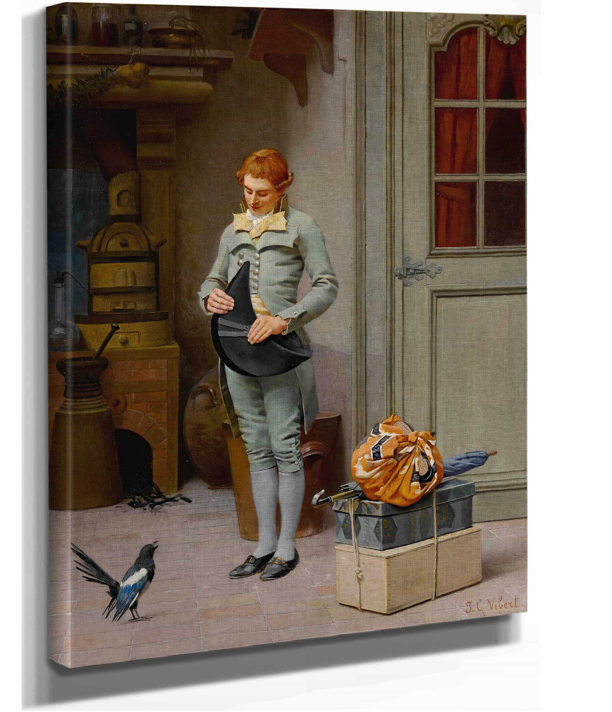 Le Nouveau Commis by Jehan Georges Vibert