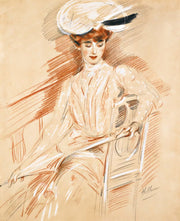 Le Parasol by Paul Cesar Helleu