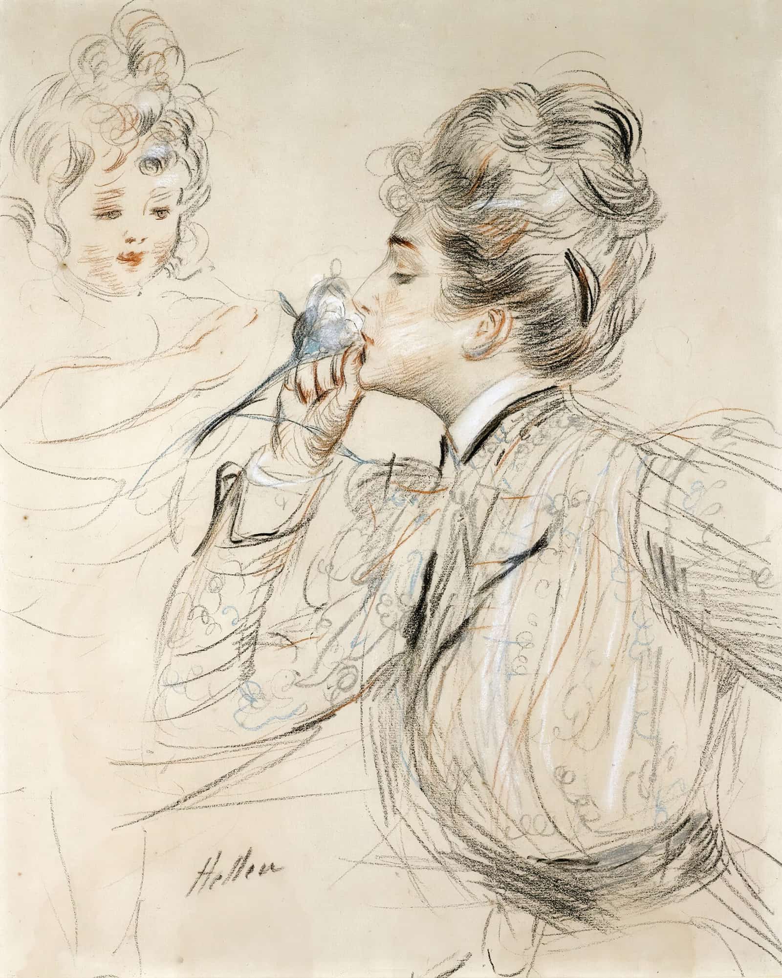 Le Parfum by Paul Cesar Helleu