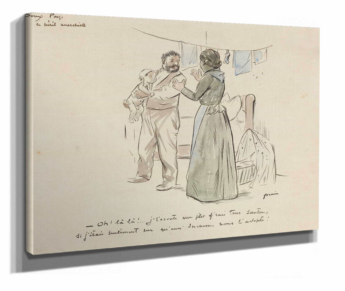 Le Peril Anarchiste by Jean Louis Forain