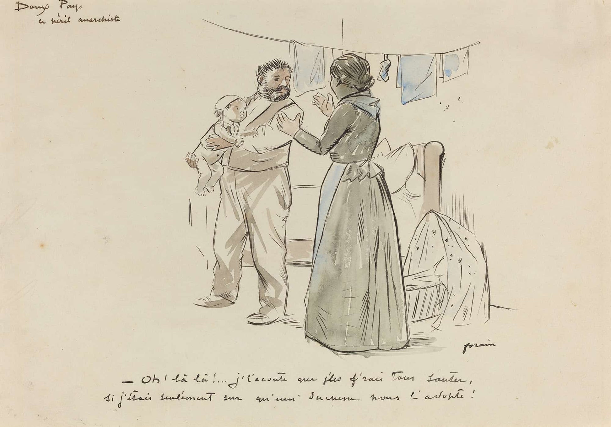 Le Peril Anarchiste by Jean Louis Forain
