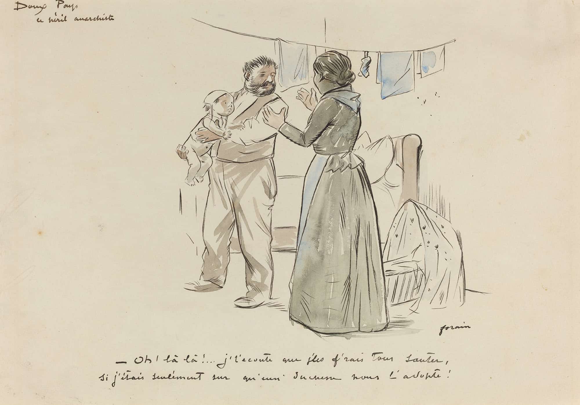 Le Peril Anarchiste by Jean Louis Forain