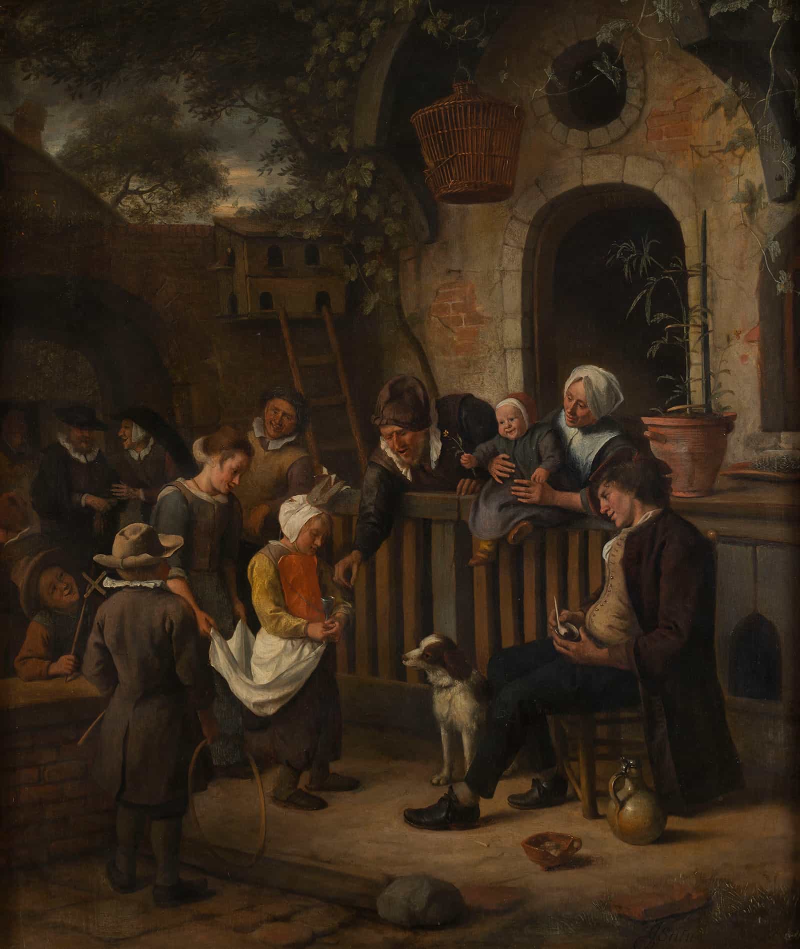 Le Petit Queteur  by Jan Steen