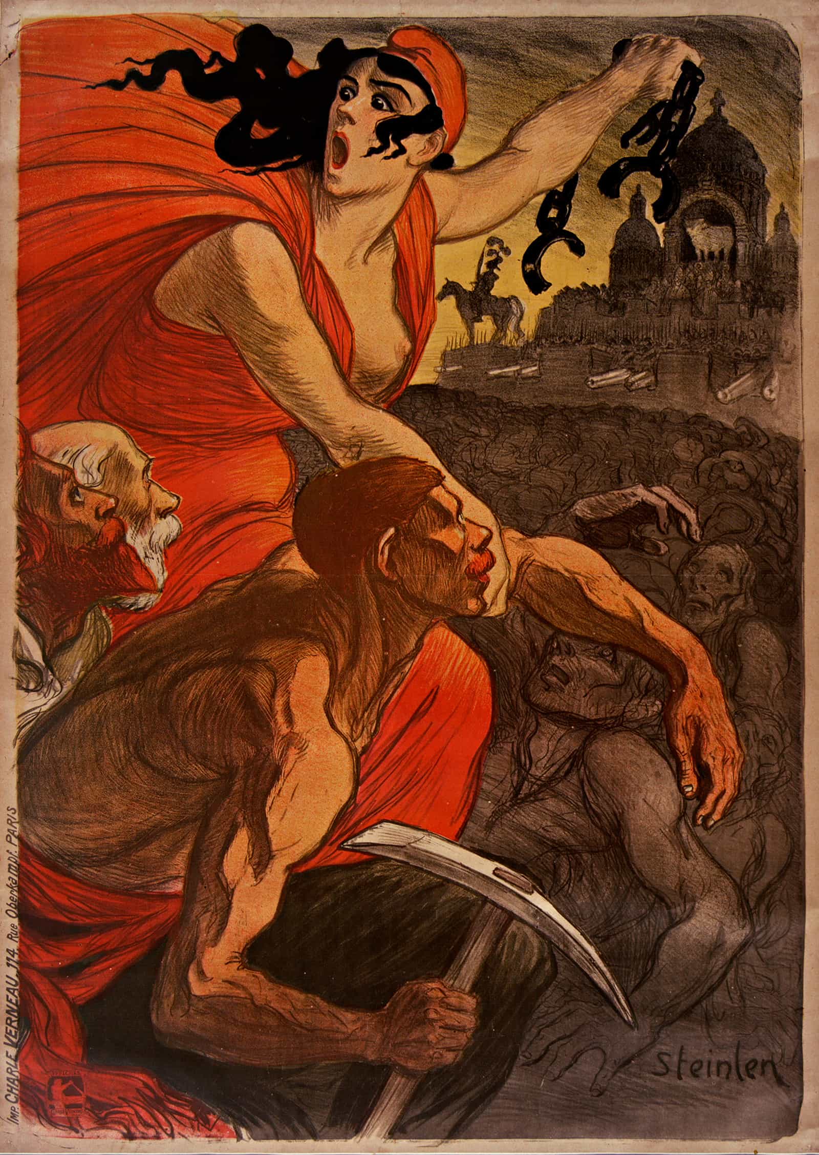 Le Petit Sou Journal De Defense Sociale by Theophile Alexandre Steinlen
