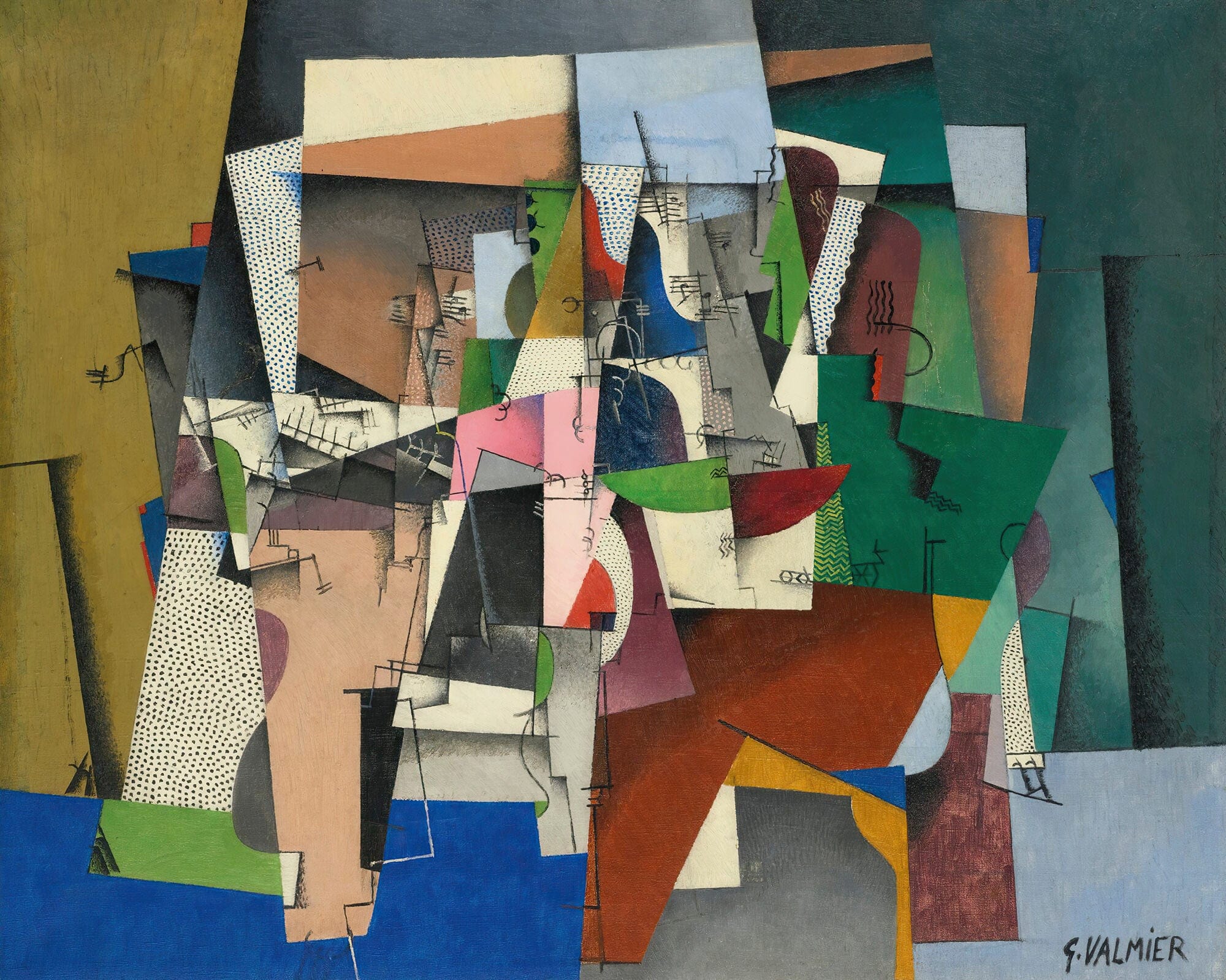 Le Piano by Georges Valmier