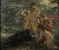 Le Poete Et Les Muses by Henri Fantin Latour