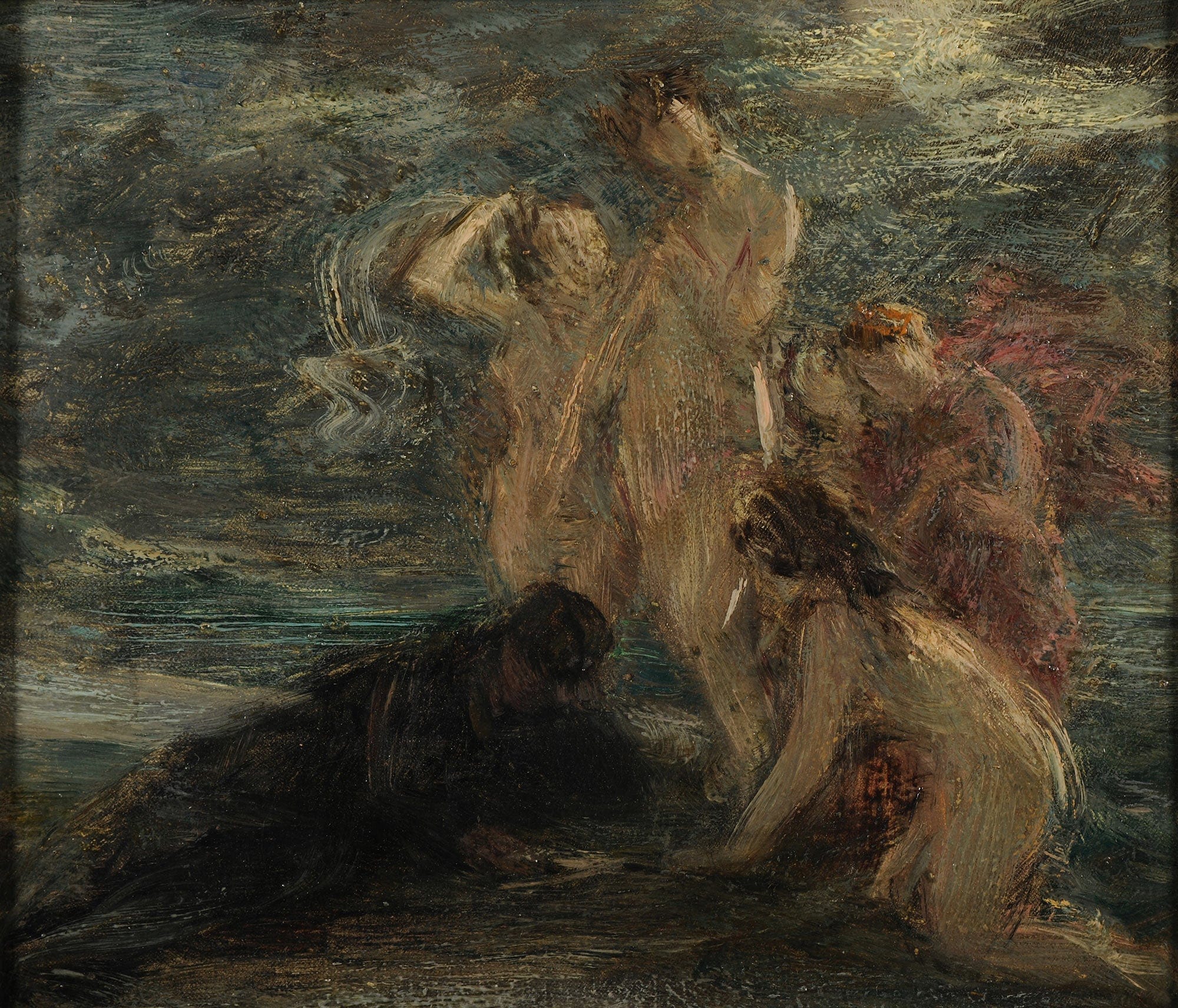 Le Poete Et Les Muses by Henri Fantin Latour