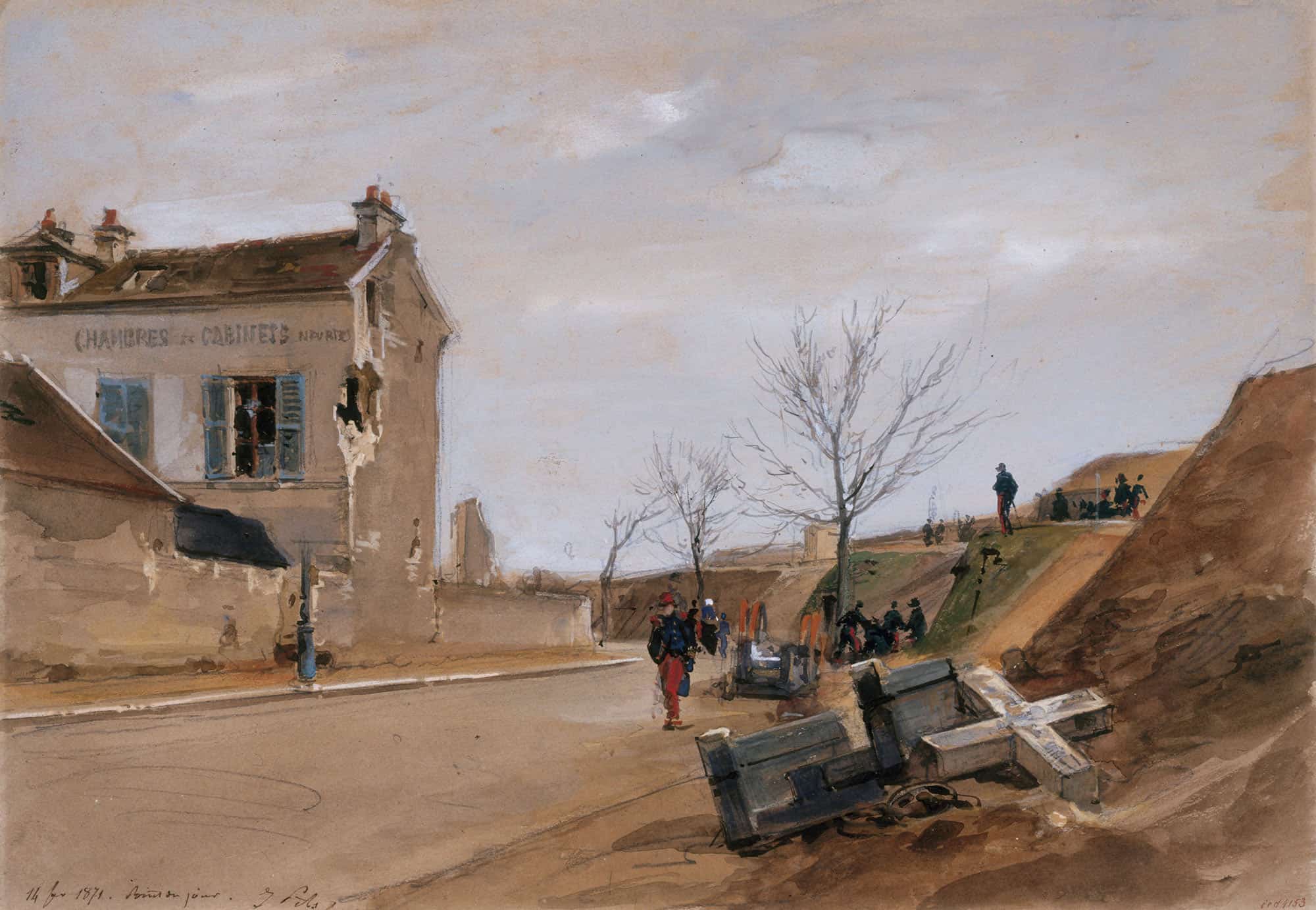 Le Point Du Jour Fevrier by Isidore Pils