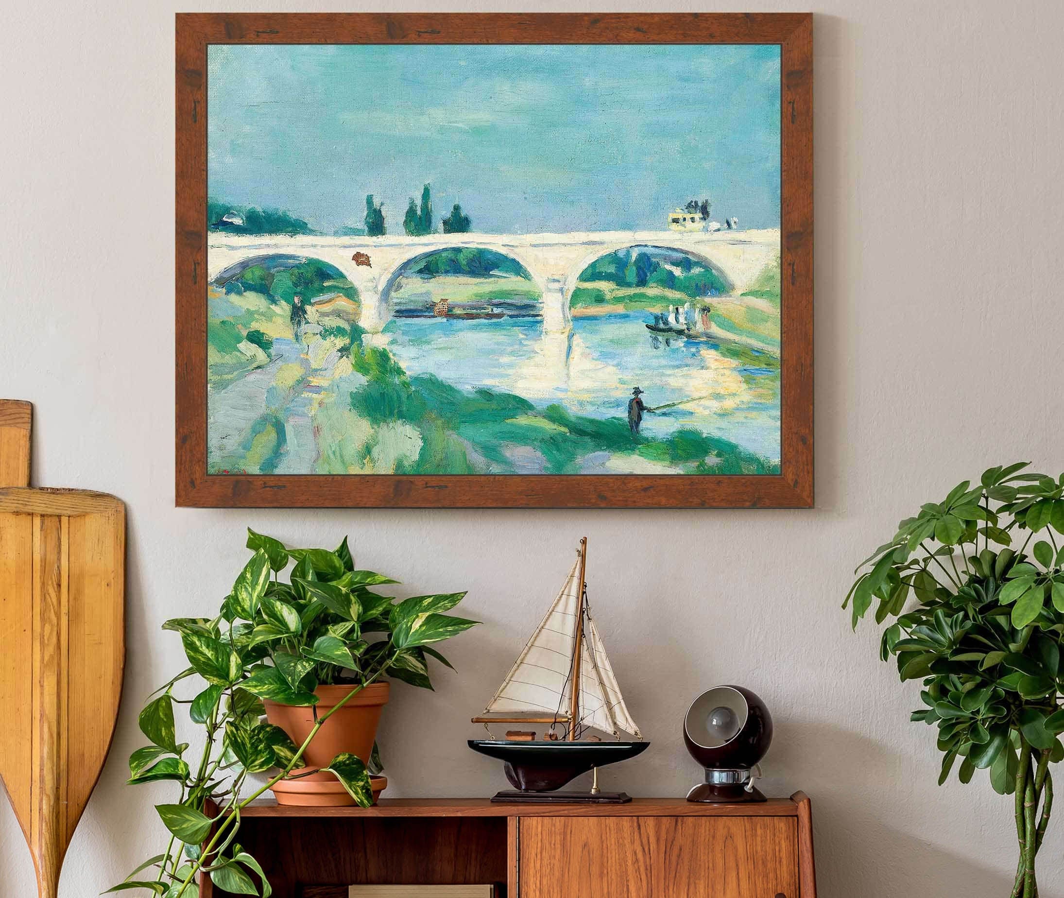 Le Pont De Charenton Ile De France by Armand Guillaumin