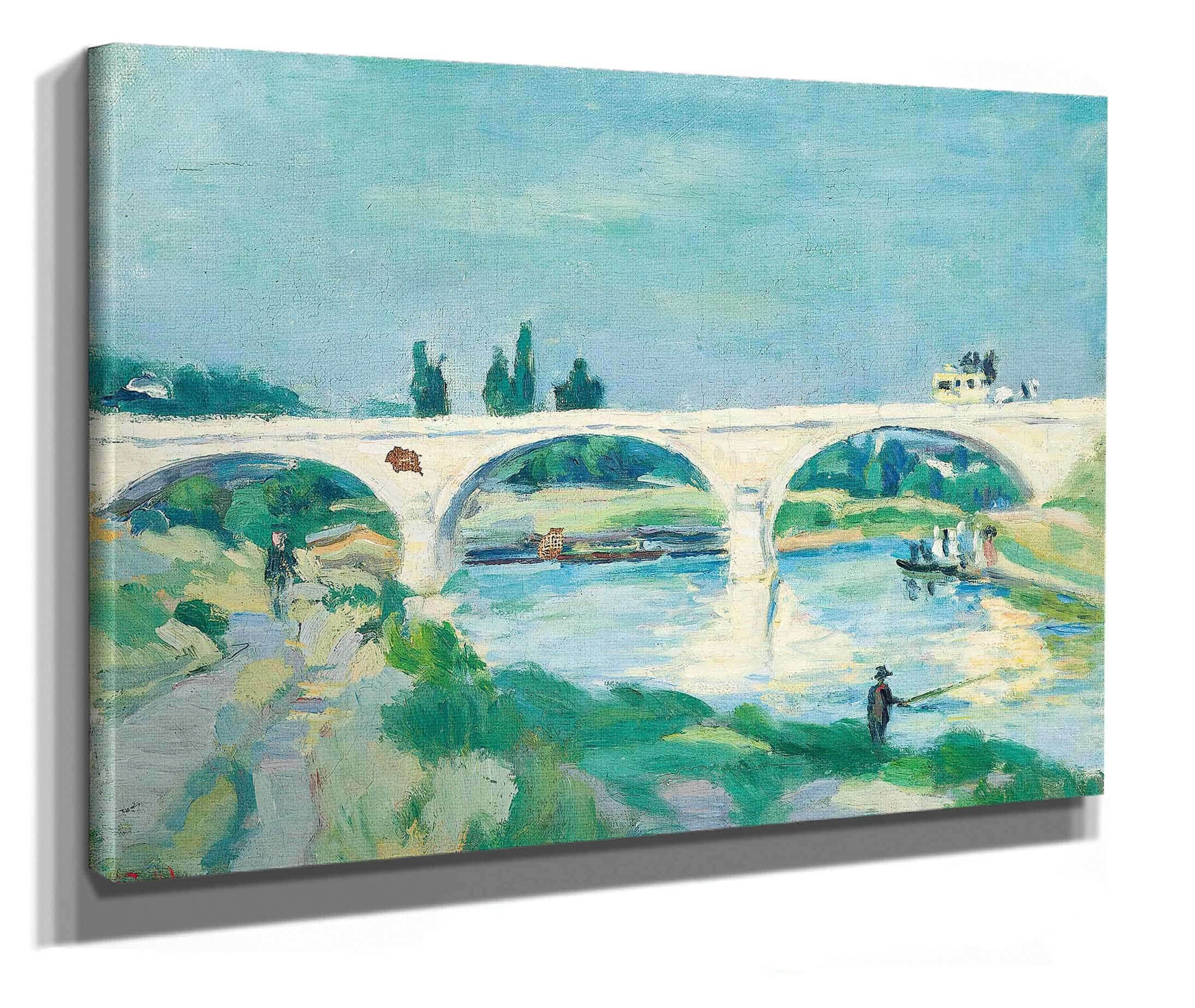 Le Pont De Charenton Ile De France by Armand Guillaumin