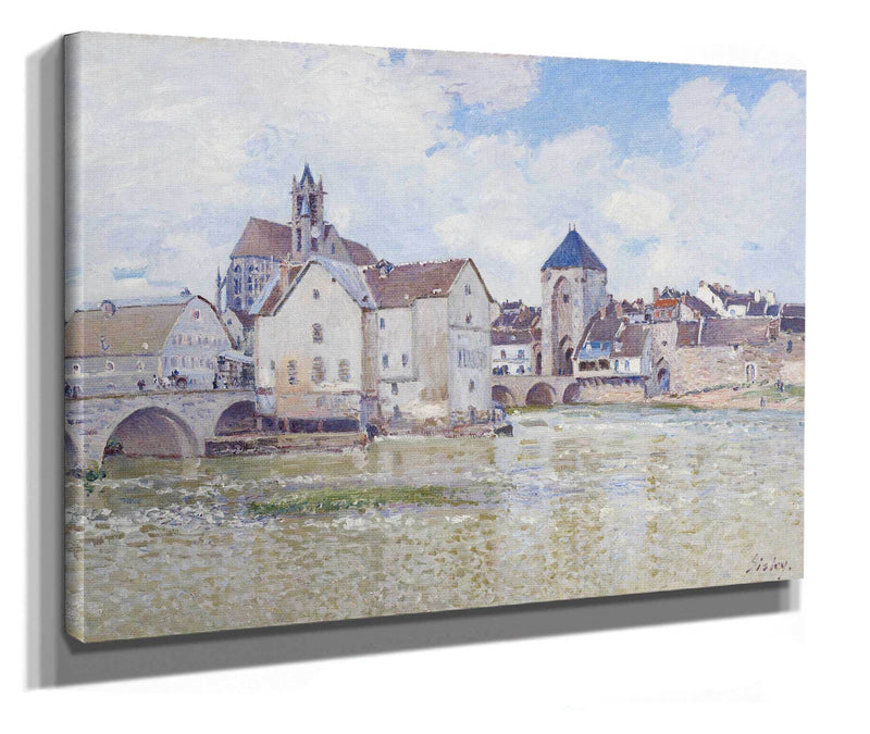 Le Pont De Moret by Alfred Sisley