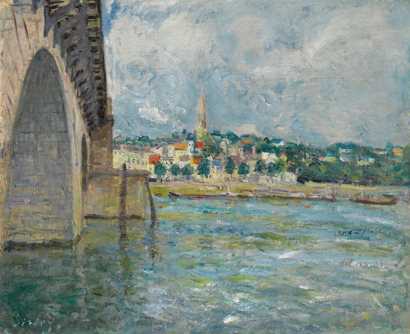 Le Pont De St Cloud by Alfred Sisley