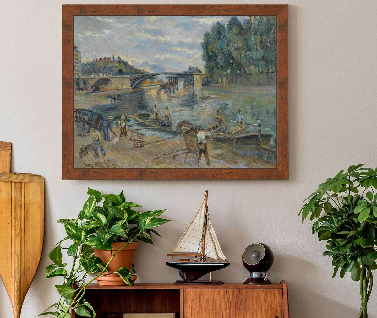 Le Pont De Sully Paris by Armand Guillaumin