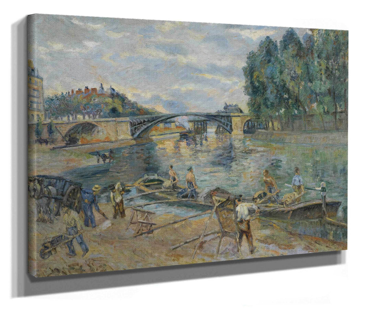 Le Pont De Sully Paris by Armand Guillaumin
