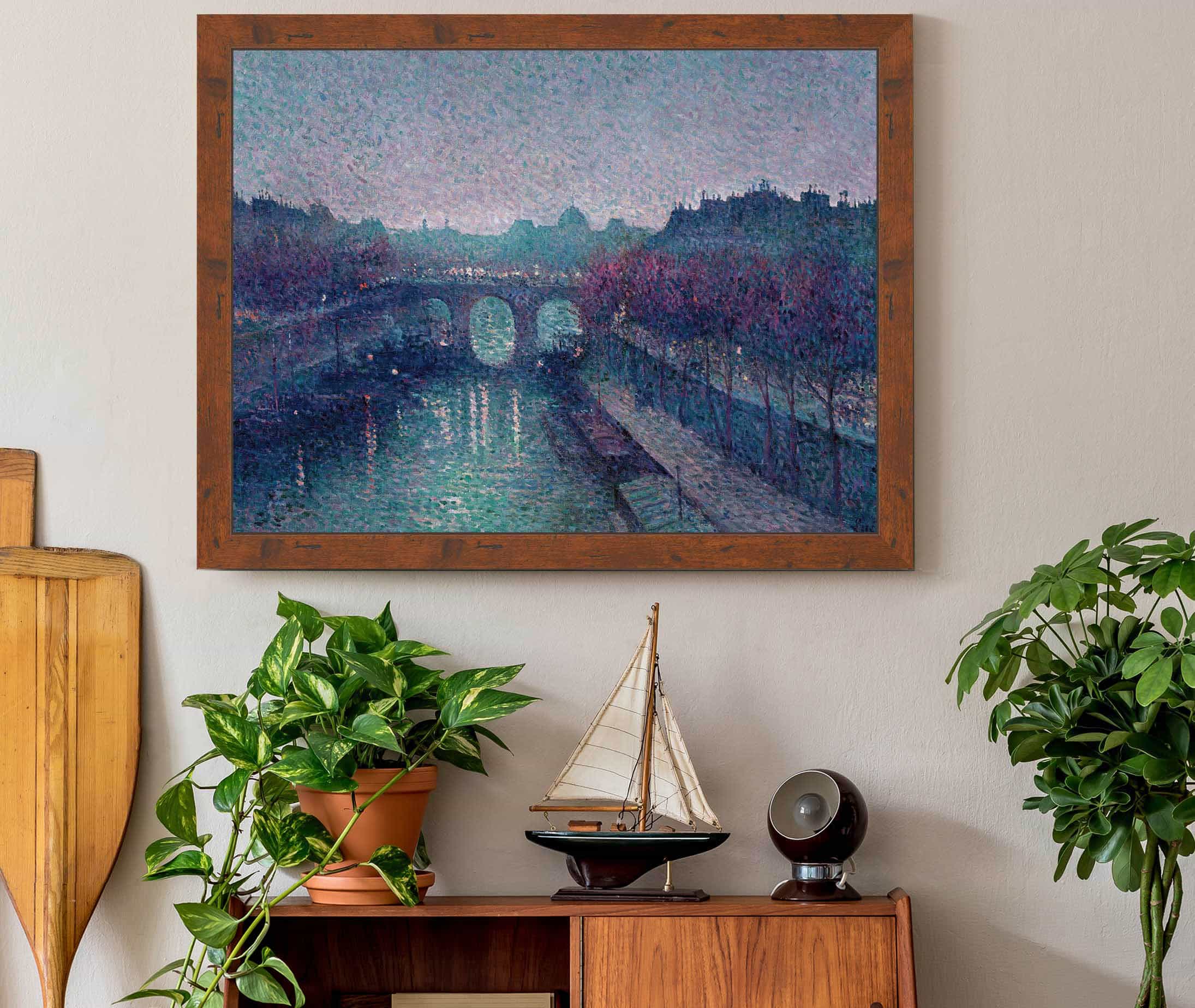 Le Pont Neuf La Seine Petit Bras by Maximilien Luce