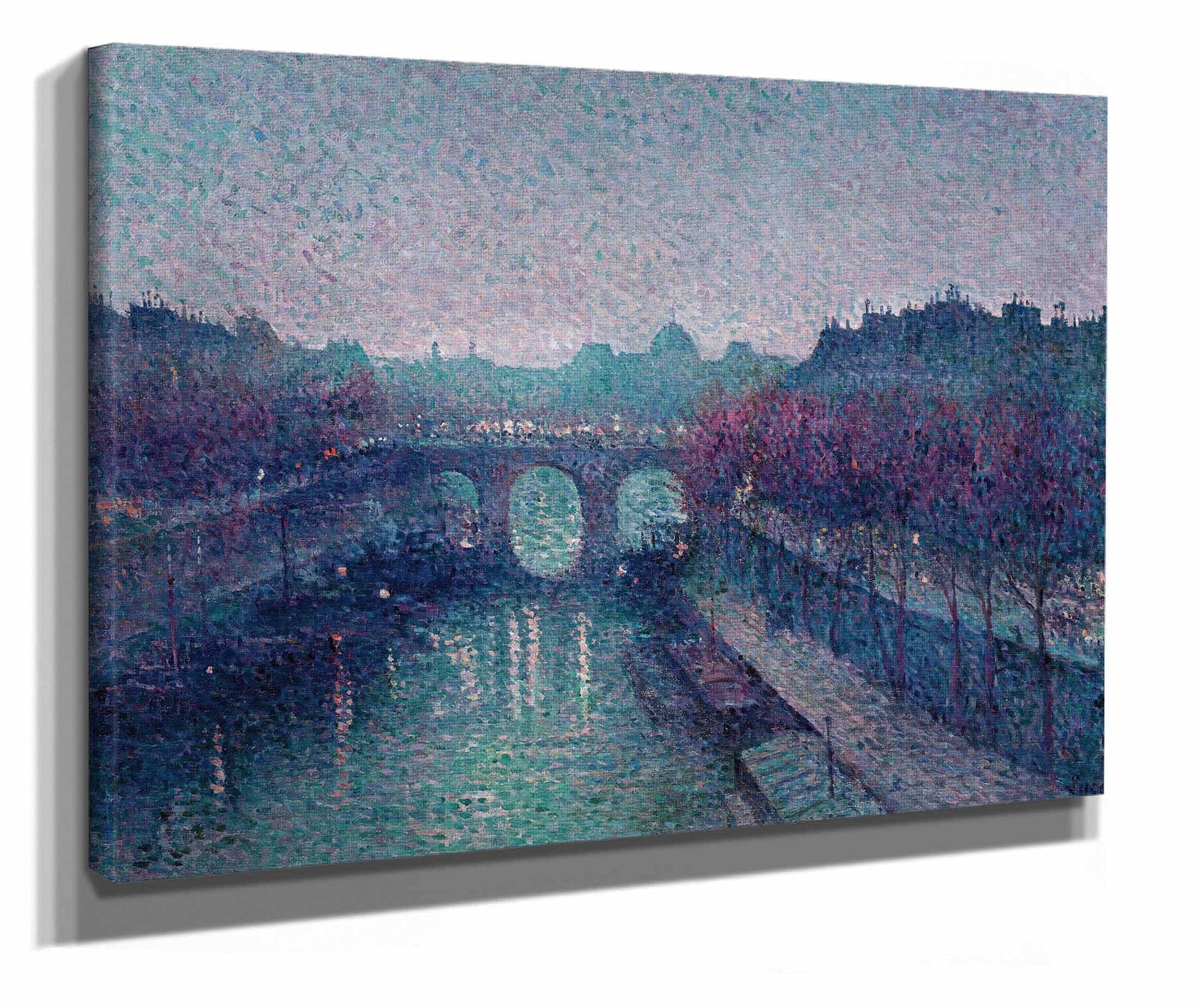Le Pont Neuf La Seine Petit Bras by Maximilien Luce