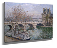 Le Pont Royal Et Le Pavillon De Flore by Camille Pissarro