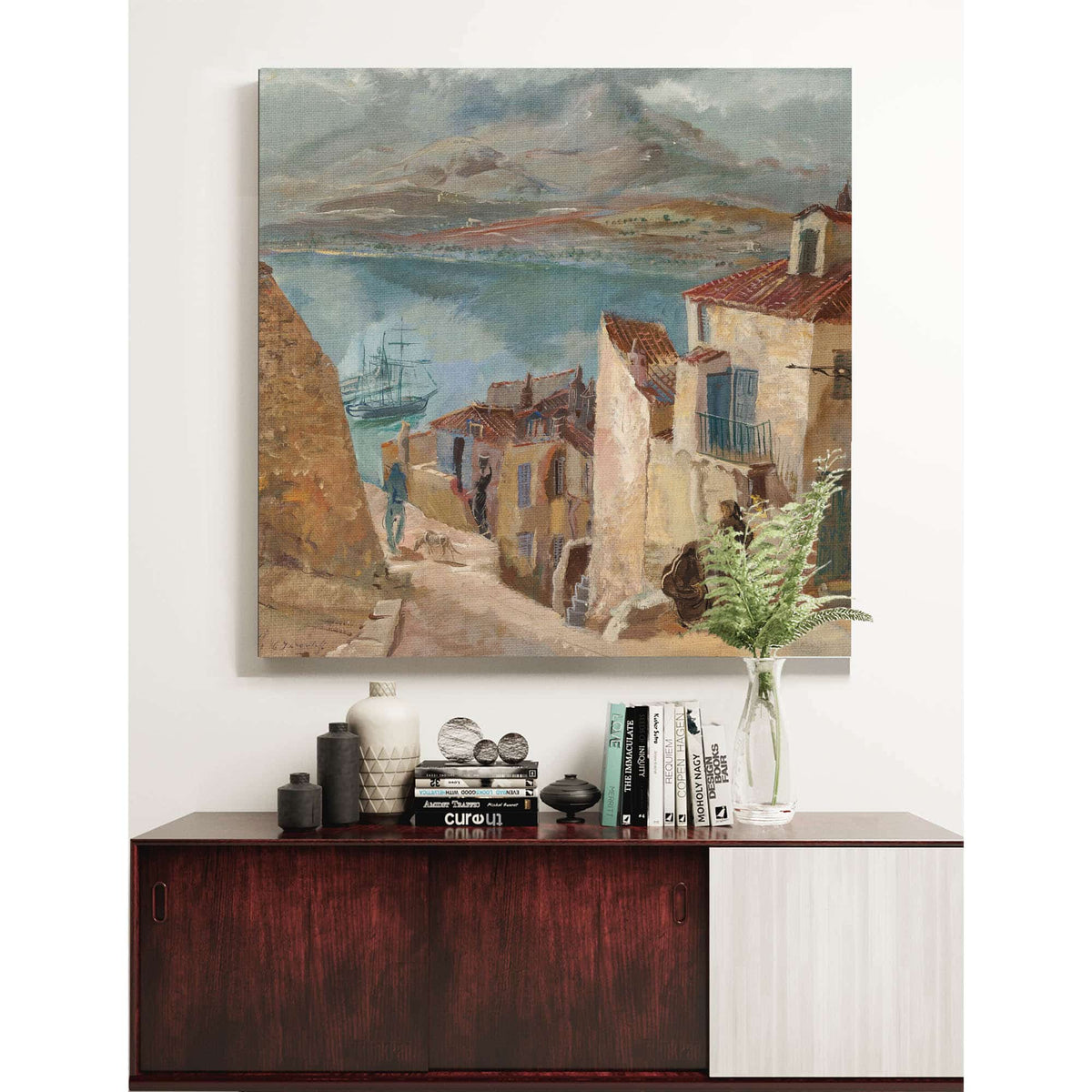 Le Port De Calvi by Alexander Evgenievich Yakovlev