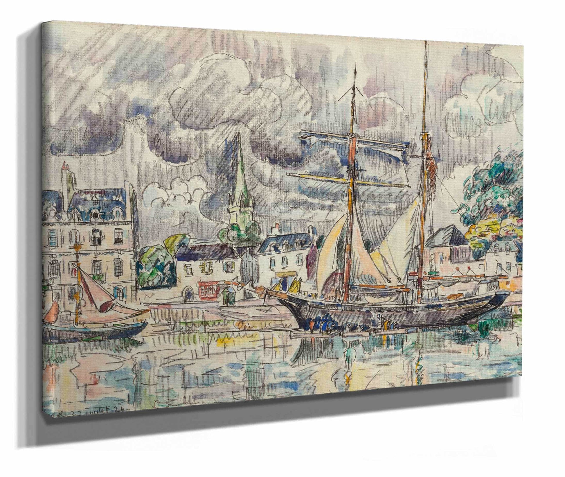 Le Port De Paimpol by Paul Signac