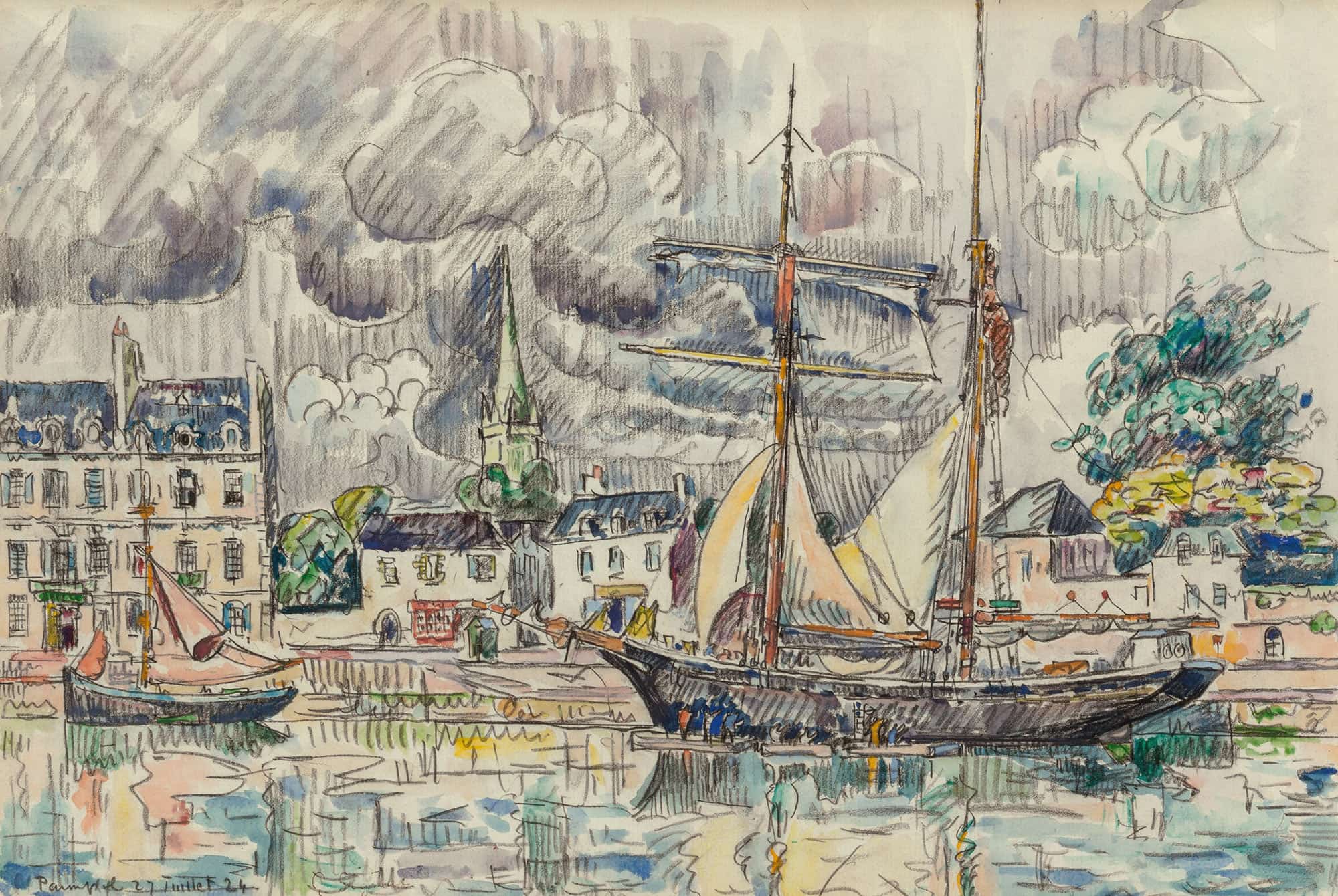 Le Port De Paimpol by Paul Signac