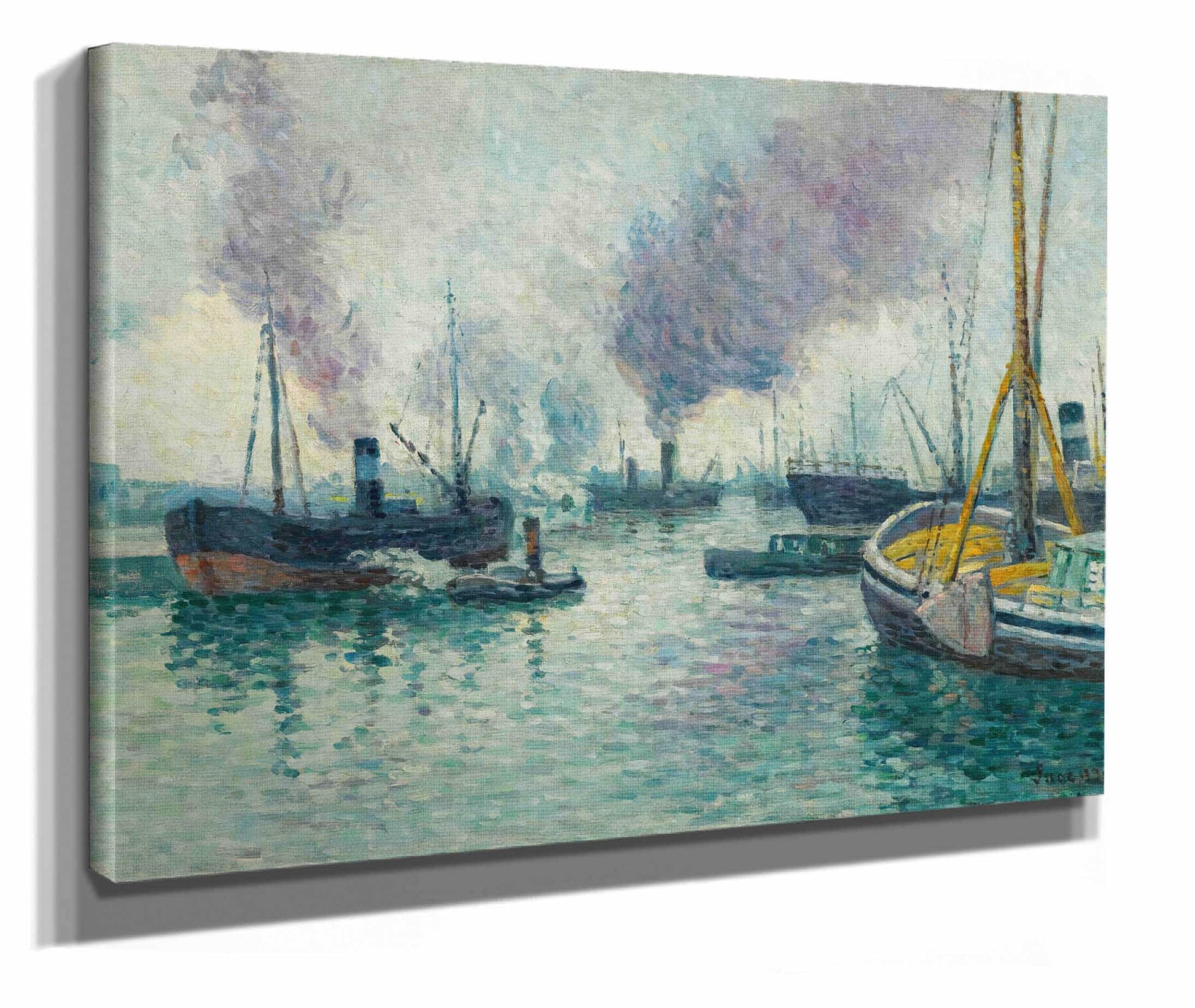 Le Port De Rotterdam by Maximilien Luce