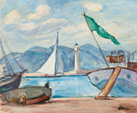 Le Port De Saint Tropez by Henri Lebasque