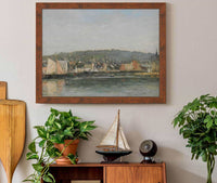 Le Port De Trouville Le Matin by Eugene Boudin