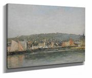 Le Port De Trouville Le Matin by Eugene Boudin
