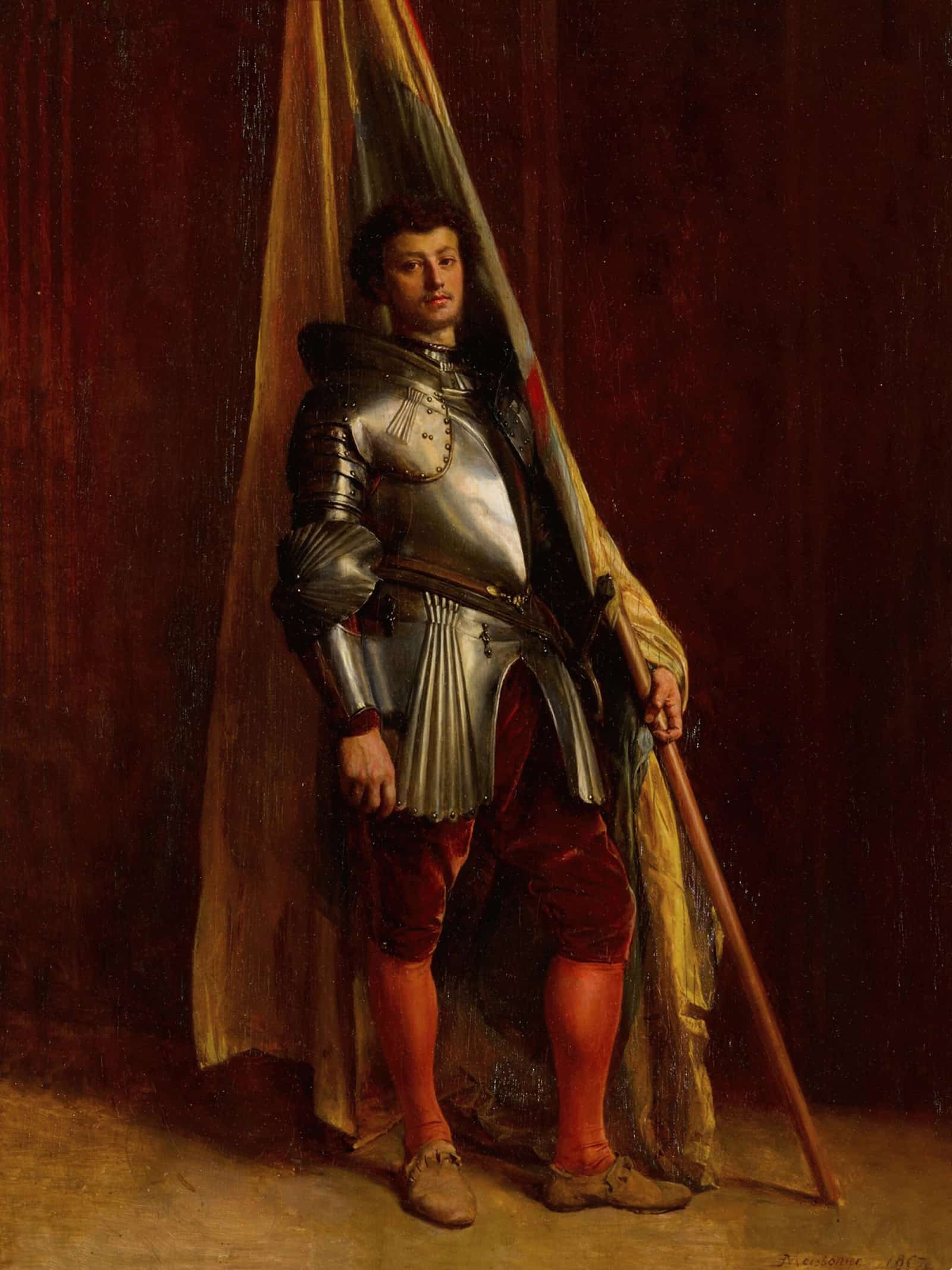 Le Porte Etendard by Ernest Meissonier