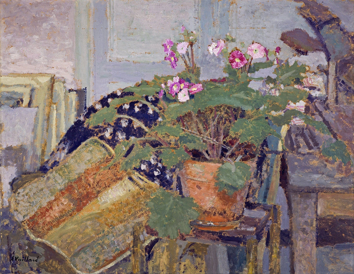 Le Pot De Fleurs Pot Of Flowers by Edouard Vuillard