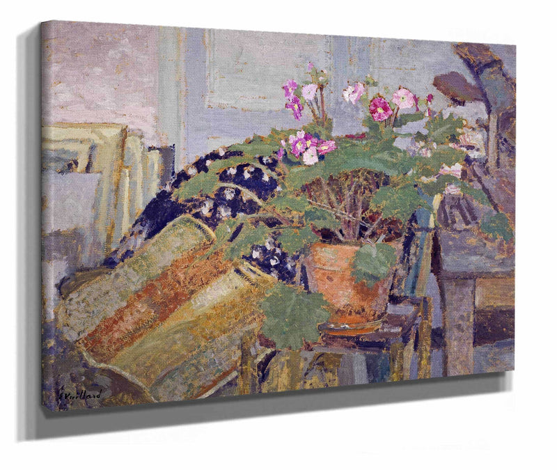 Le Pot De Fleurs Pot Of Flowers by Edouard Vuillard