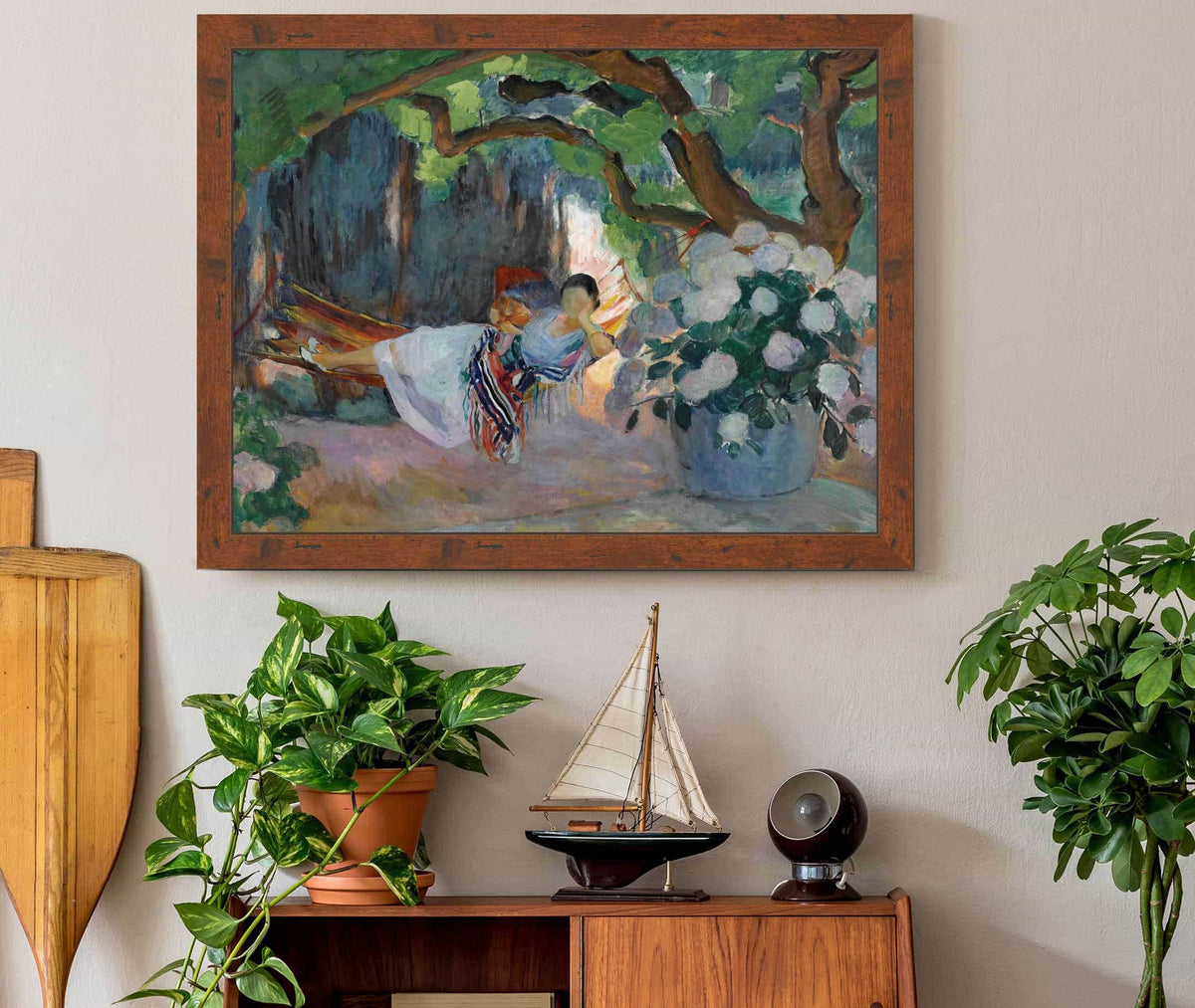 Le Pradet Jeune Femme Au Hamac Nono by Henri Lebasque