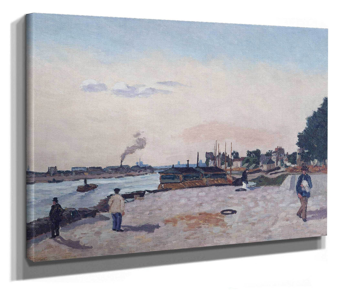 Le Quai De Bercy by Armand Guillaumin