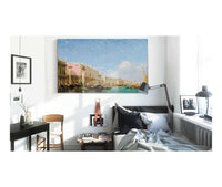 Le Quai Des Esclaves Venise by Felix Ziem