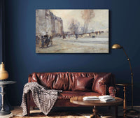 Le Quai Des Grands Augustins by Georges Jules Victor Clairin