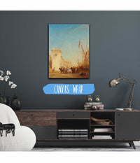 Le Quai Saint Jean A Marseille by Felix Ziem