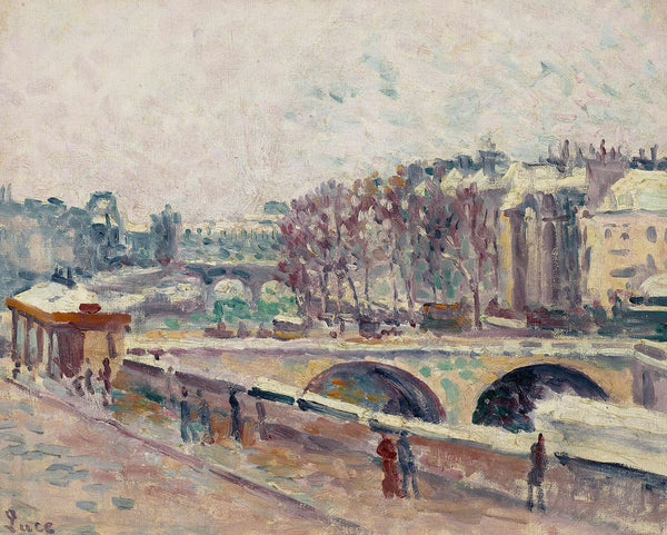 Le Quai Saint Michel by Maximilien Luce