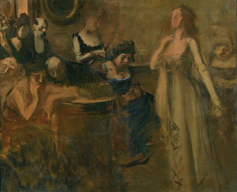 Le Recital by Jean Louis Forain