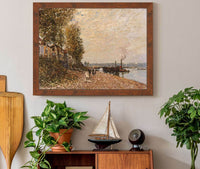 Le Remorqueur Le Loing A Saint Mammes by Alfred Sisley