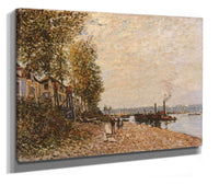Le Remorqueur Le Loing A Saint Mammes by Alfred Sisley