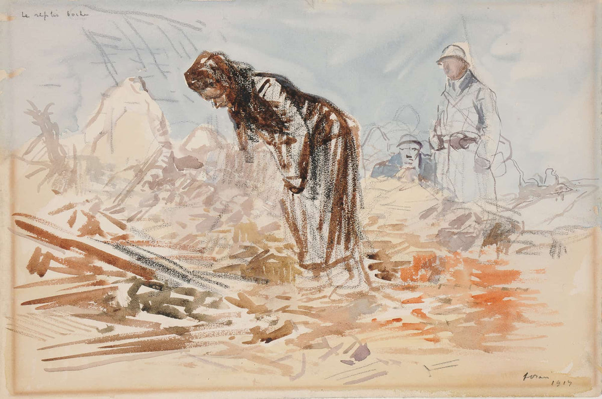 Le Repli Boche by Jean Louis Forain