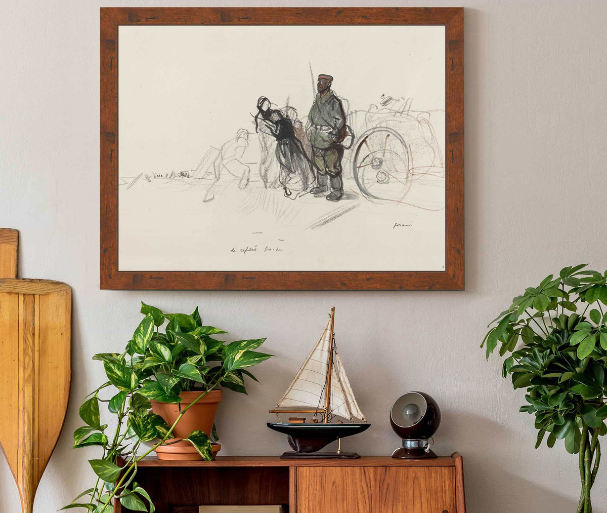 Le Replis Boche  by Jean Louis Forain